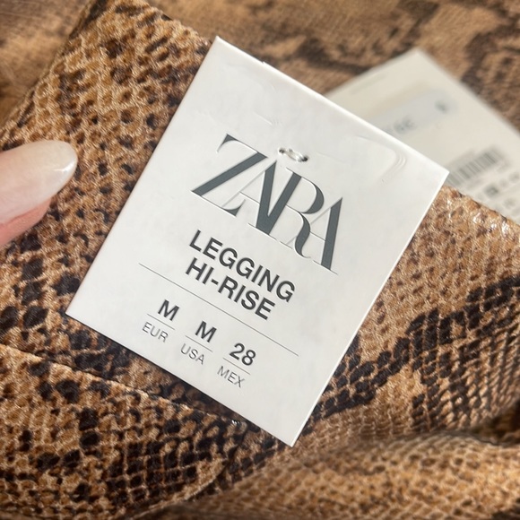 NWT Zara Snake 🐍 Print legging 🔥 - Picture 4 of 7